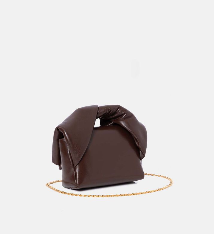 Leather Top Handle Small Twister Bag Leather Top Handle Small Twister Bag