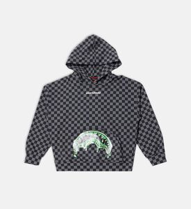 Dbd Was Here Check Print Hoodie