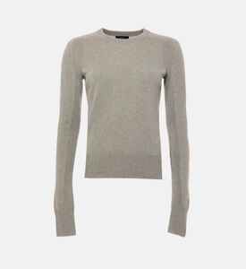 سترة غالواي طويلة الأكمام محبوكة