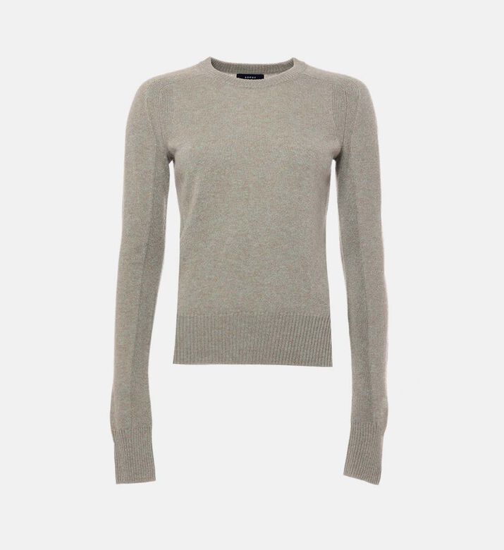 سترة غالواي طويلة الأكمام محبوكة