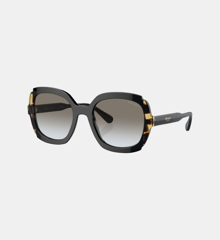 Gradient Round Frame Sunglasses 54