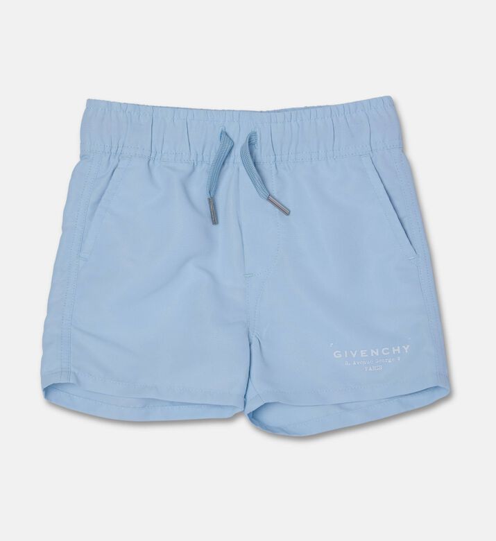 Givenchy Drawstring Logo Surfer Swim Shorts, Packshot View