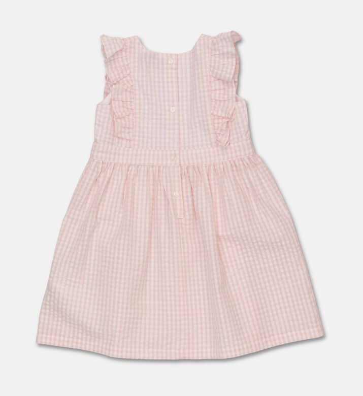 Moschino BKT Gingham Ruffle Trim Sun Dress, Packshot View