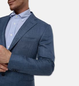 Corneliani Luxury Wool Silk Blazer, Model View