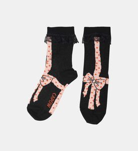 إنها جوارب قطنية محبوكة ملفوفة