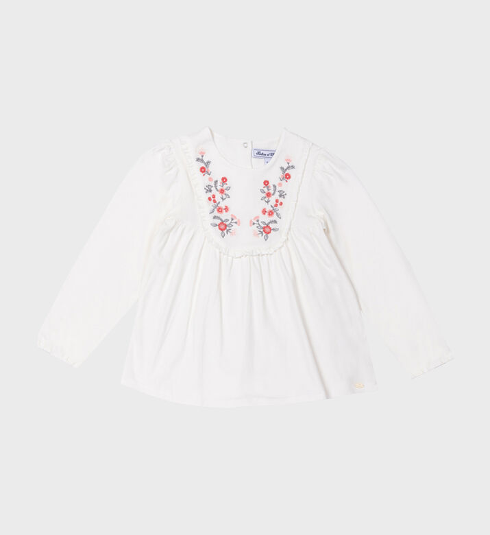 Jardin Embroidered Floral Shirt Jardin Embroidered Floral Shirt