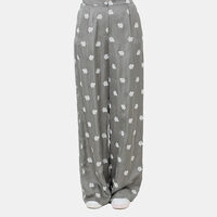 Jacquard Viscose Wide-leg Pants