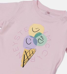 تيشيرت قطن بطبعة آيس