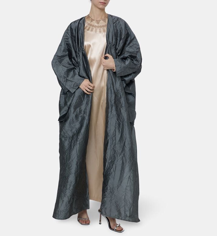BARG Elasticated Gathering Oversized Abaya, Model View