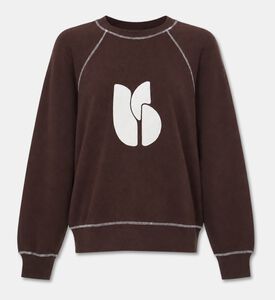 Ba&sh Logo Crewneck Sweatshirt, Packshot View