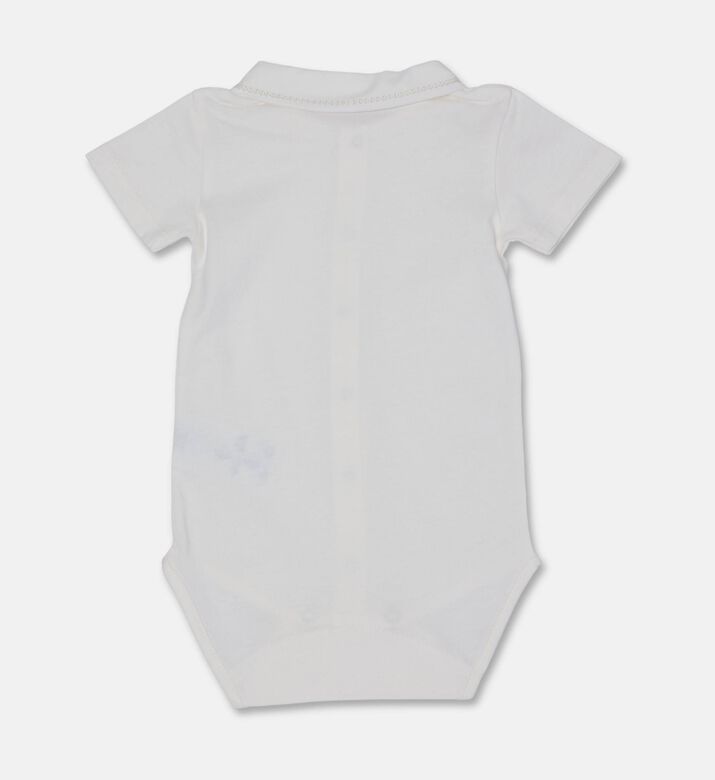 Tartine et Chocolat Lace Collar Infant Bodysuit, Packshot View