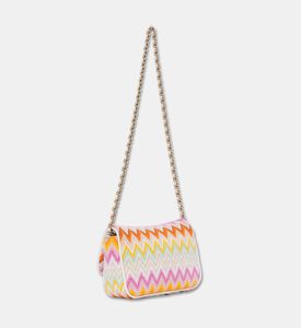 Missoni Zig-zag Patterned Wool Shoulder Bag, Packshot View