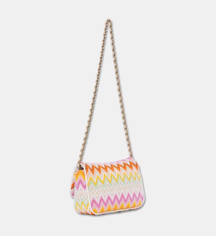 Missoni Zig-zag Patterned Wool Shoulder Bag, Packshot View