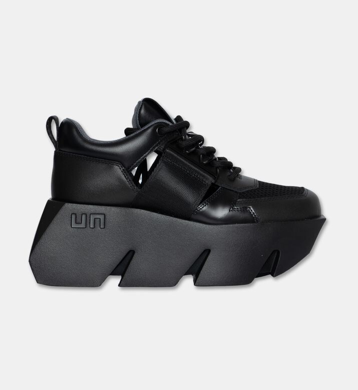 UN United Nude Cow Leather Sport Shoes, Black, Eu-37, Packshot View