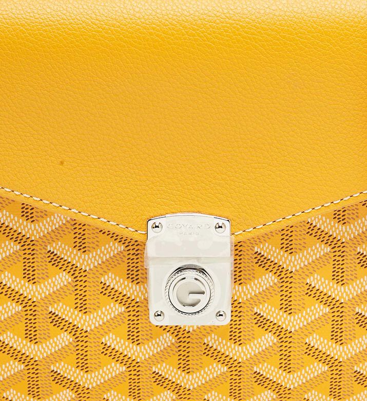 محفظة شيبر جلد كانفاس مطلي بالغواردين من غويار مملوكة مسبقًا