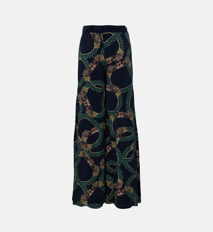 Mystique Print Slit Pants