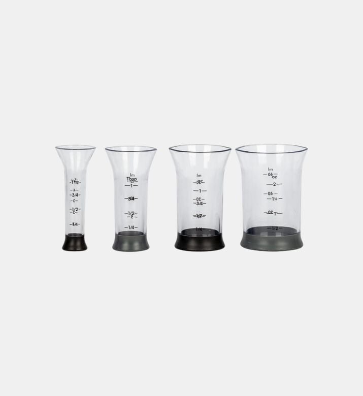 4-pieces Set Of Mini Measurable Cups 4-pieces Set Of Mini Measurable Cups