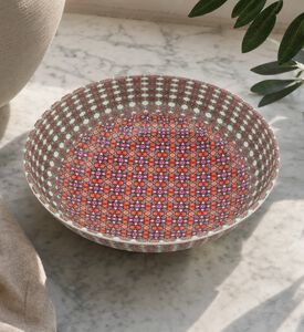 Images D'Orient Kalea Melamine Round Bowl, Model View
