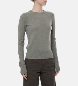 سترة غالواي طويلة الأكمام محبوكة