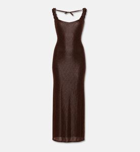 JW PEI Rhinestone Twisted-strap Open-back Maxi Dress, Packshot View