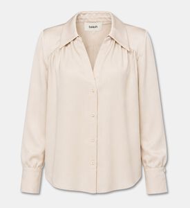Ba&sh Button-down Satin Shirt, Packshot View