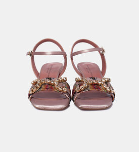 Shell Floral Rhinestone Sandals Shell Floral Rhinestone Sandals