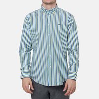 Long-sleeve Stripe-print Shirt