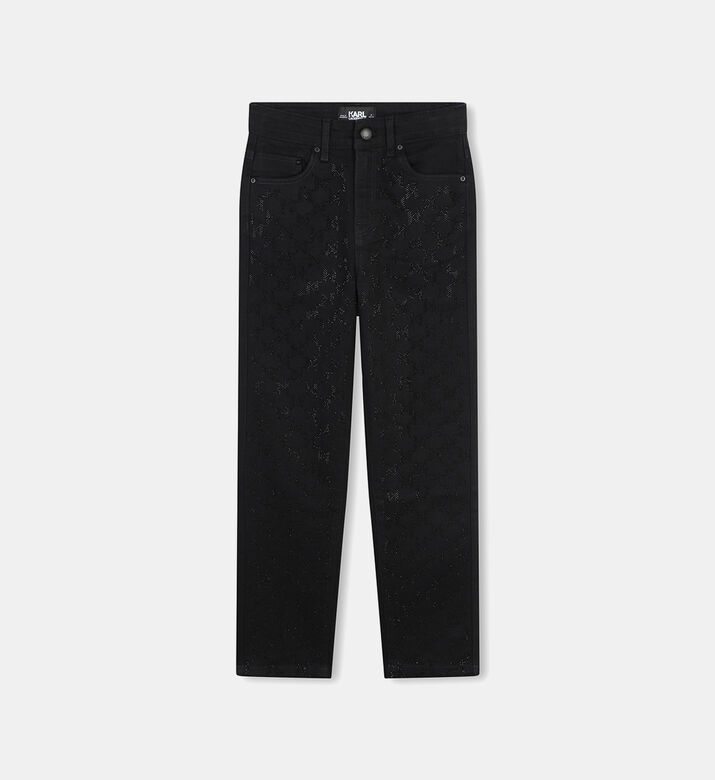 Rhinestone-embellished Pants