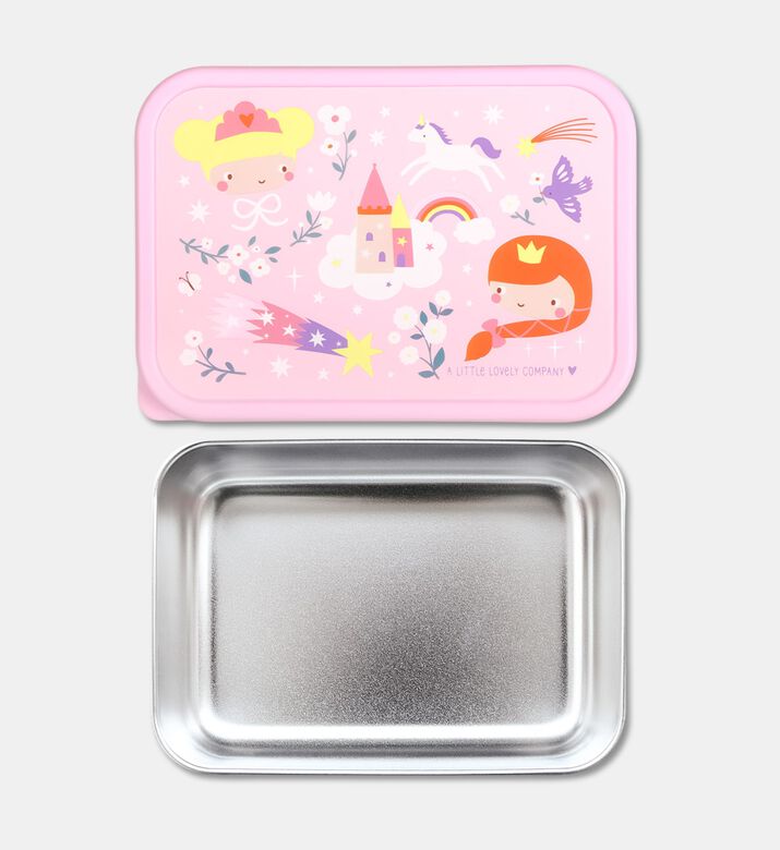 A Little Lovely Company Steel Lunch Box - Princesses, Packshot View