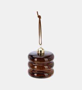 Home Deco and More Ornamant Glass, Brown, Packshot View