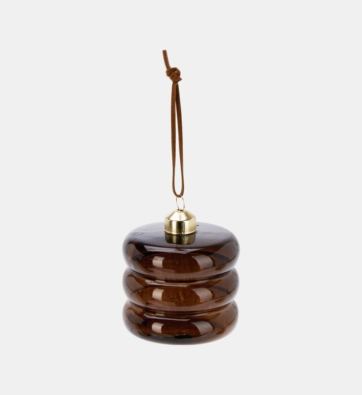 Home Deco and More Ornamant Glass, Brown, Packshot View