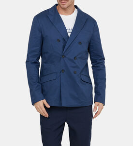 جاكيت مطاطي بصفي أزرار