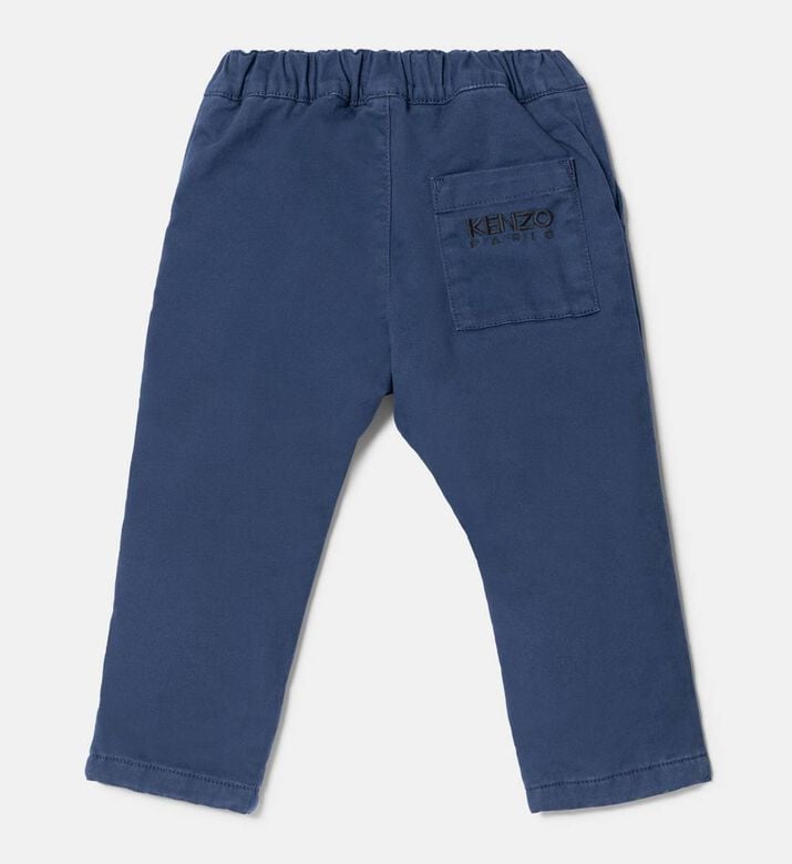 بنطال تويل بخصر مطاطي مبطّن بنطال تويل بخصر مطاطي مبطّن