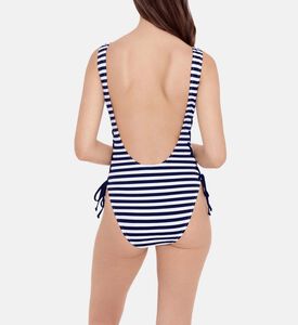 Pisque Lace Stripped Swimsuit