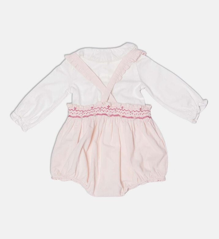 Tartine et Chocolat Velvet Ruffle Collar Shorts Set, Packshot View Tartine et Chocolat Velvet Ruffle Collar Shorts Set, Packshot View