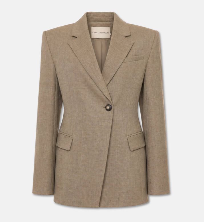 Camilla and Marc Structured Single-breasted Blazer, Packshot View