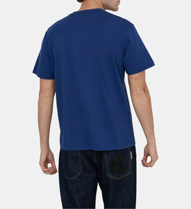 Silver Oversized Logo-print T-shirt