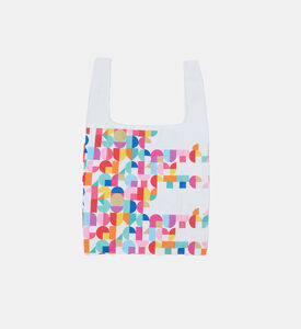 حقيبة كتف بطبعة ملونة