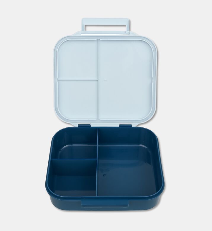 A Little Lovely Company Square Lunch Box - Dump Truck, Packshot View