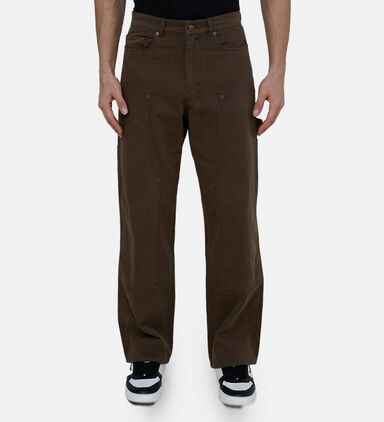 Cotton Multi-pocket Straight-leg Pant