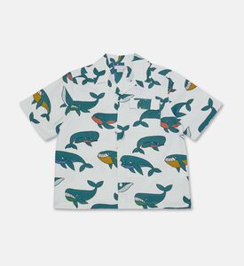 Stella McCartney Aquatic Graphic Button-down Shirt, Packshot View