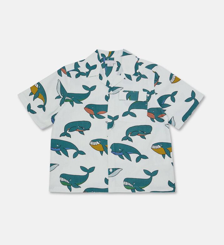 Stella McCartney Aquatic Graphic Button-down Shirt, Packshot View