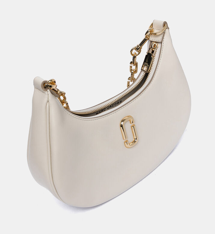 حقيبة جلد البقر المنحنية