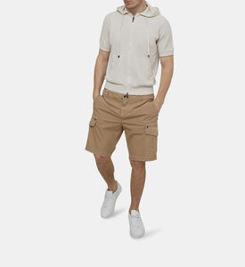 جاكيت قطن بغطاء رأس ميكرو ريب