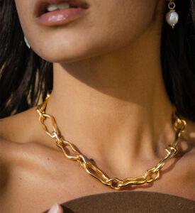 Ottoman Hands Large Chain Necklace, Packshot View