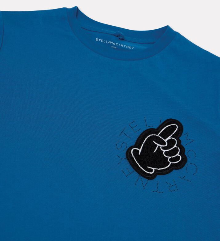 Stella McCartney Icon Patch Cotton T-shirt, Packshot View