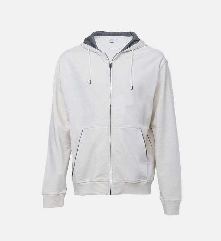 Technical Fabric Zip-up Closure Jacket