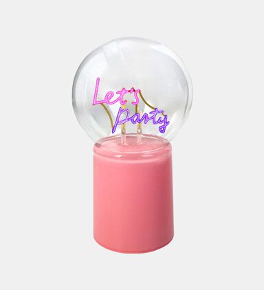 Lets Party Led Text Light Bulb