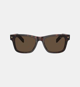 نظارة مستطيلة بنقشة تورتويز شيل 54