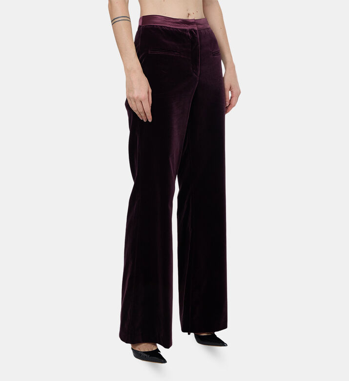 Federica Tosi Wide-leg Button Closure Pants, Model View